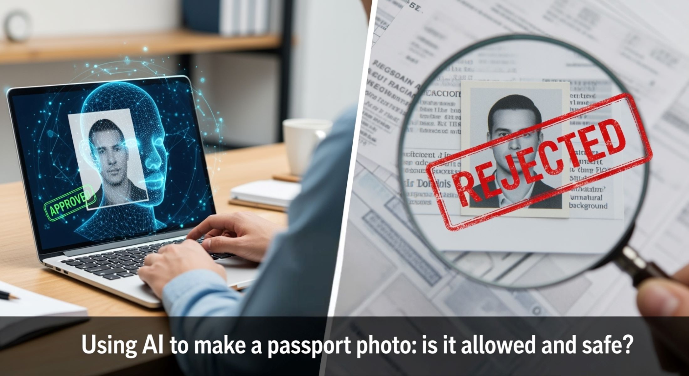 Using AI to make a passport photo: is it allowed and safe?